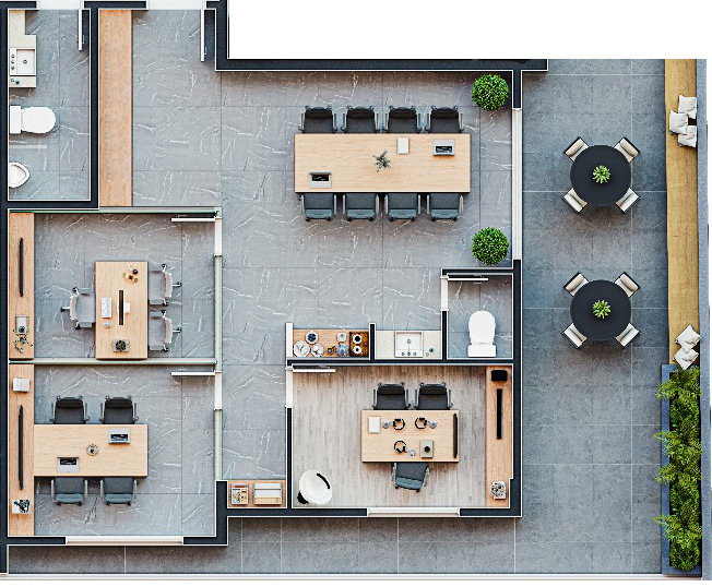 Topazio Residence - Planta 1
