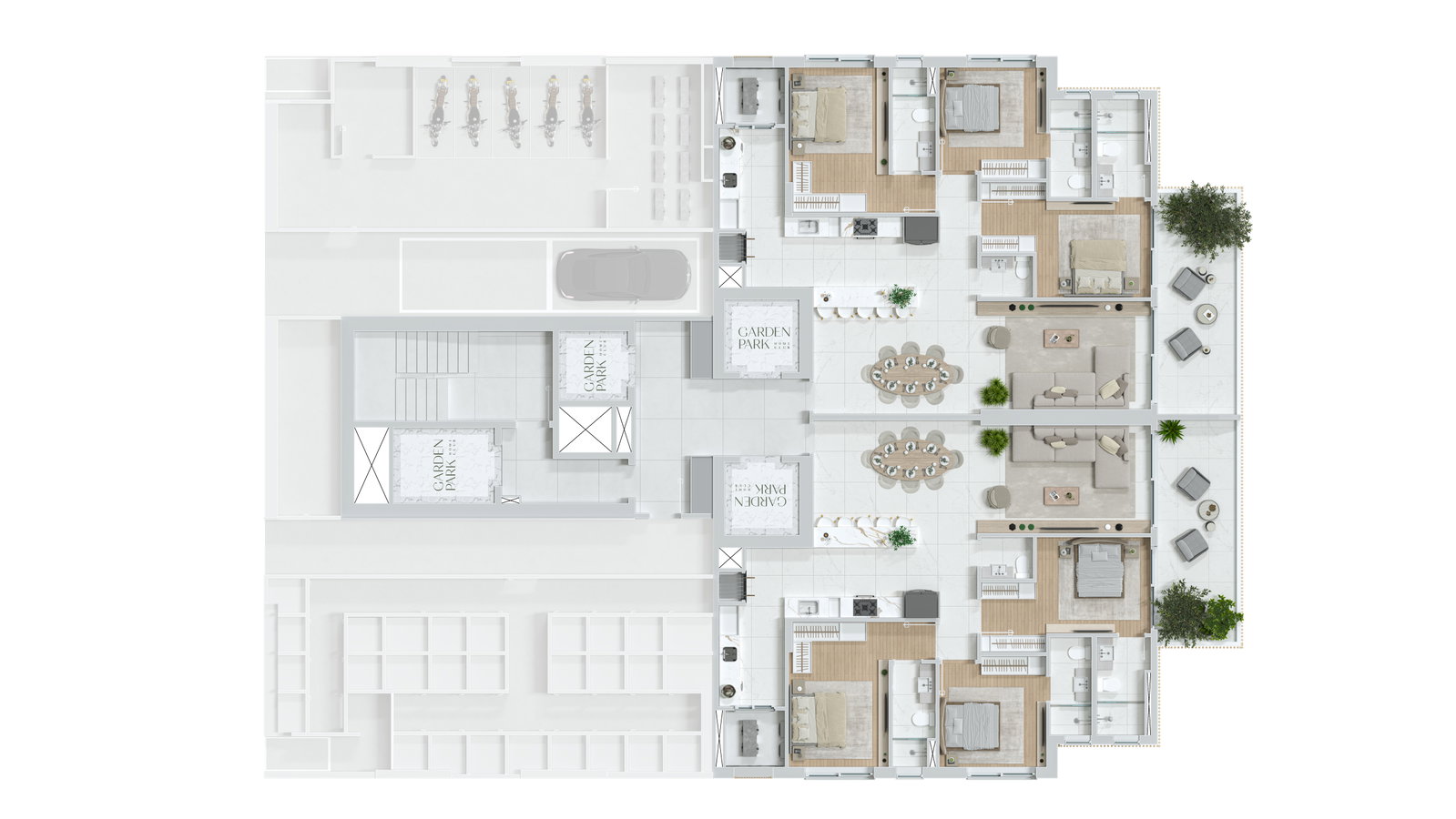 Garden Park Home Club - Planta 1
