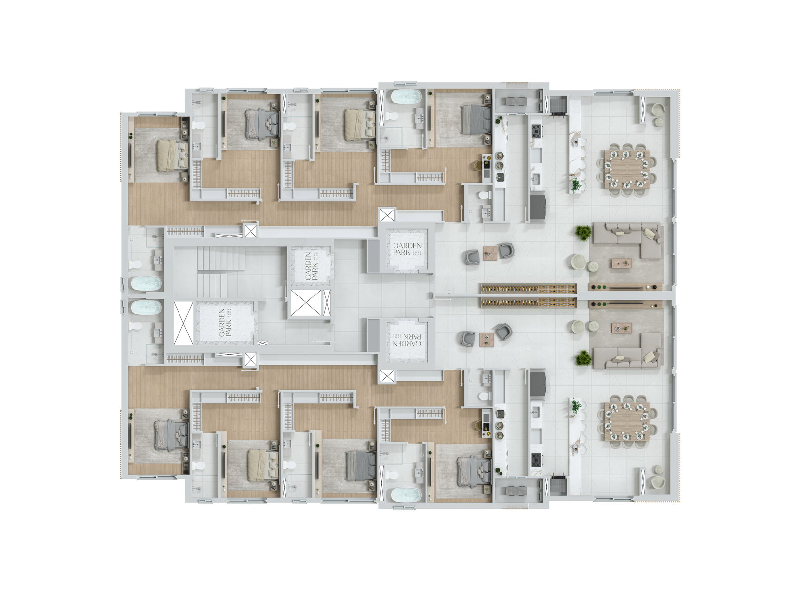Garden Park Home Club - Planta 4