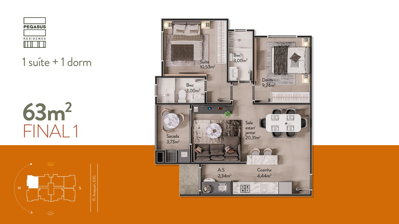 Pegasus Residence - Planta 3
