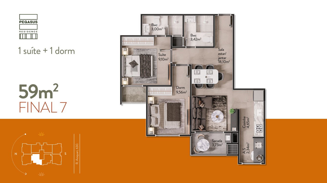 Pegasus Residence - Planta 9
