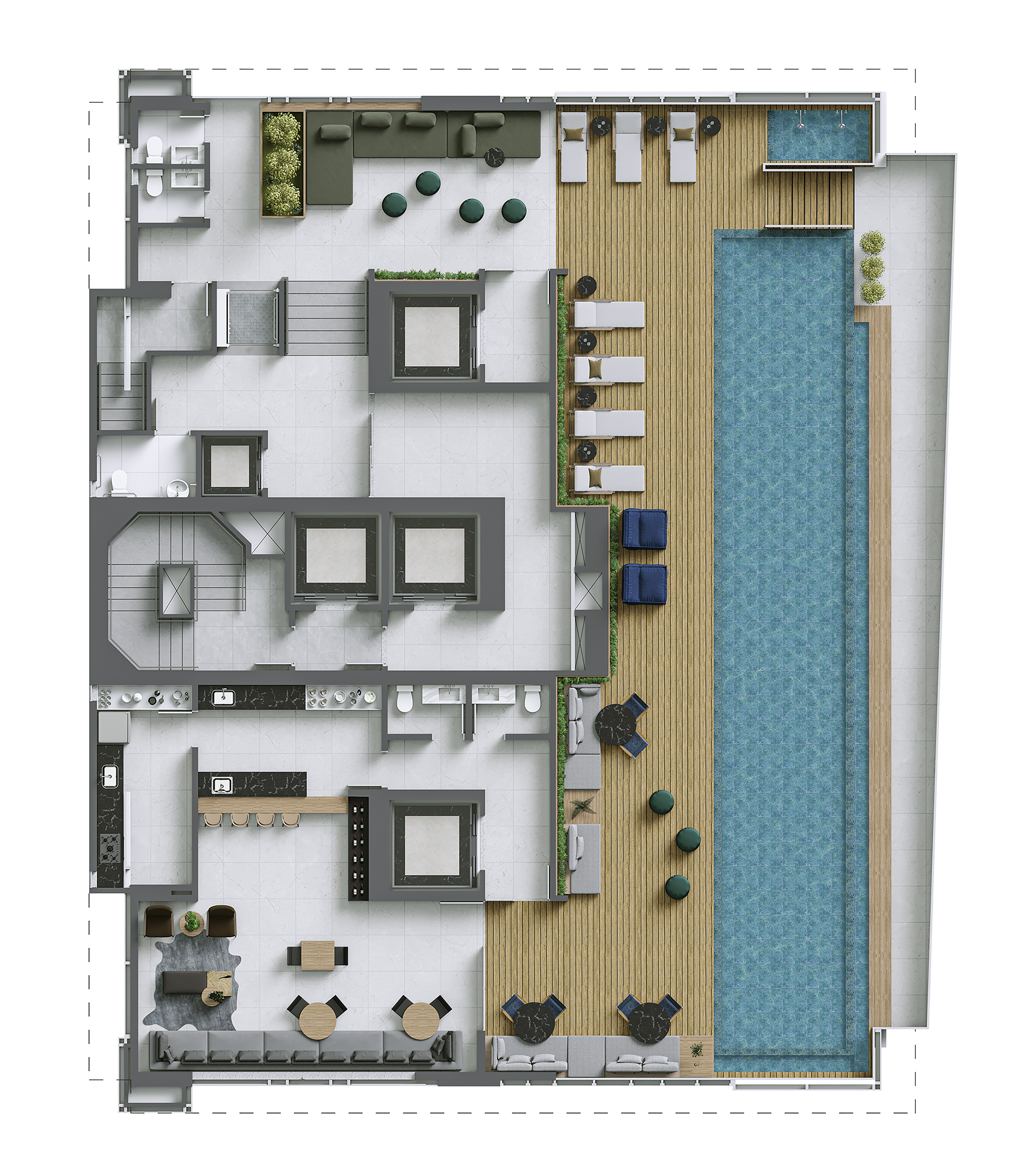 Harmony Ocean Front - Planta 3