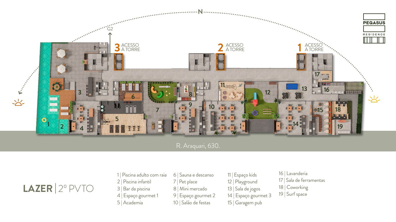 Pegasus Residence - Planta 1