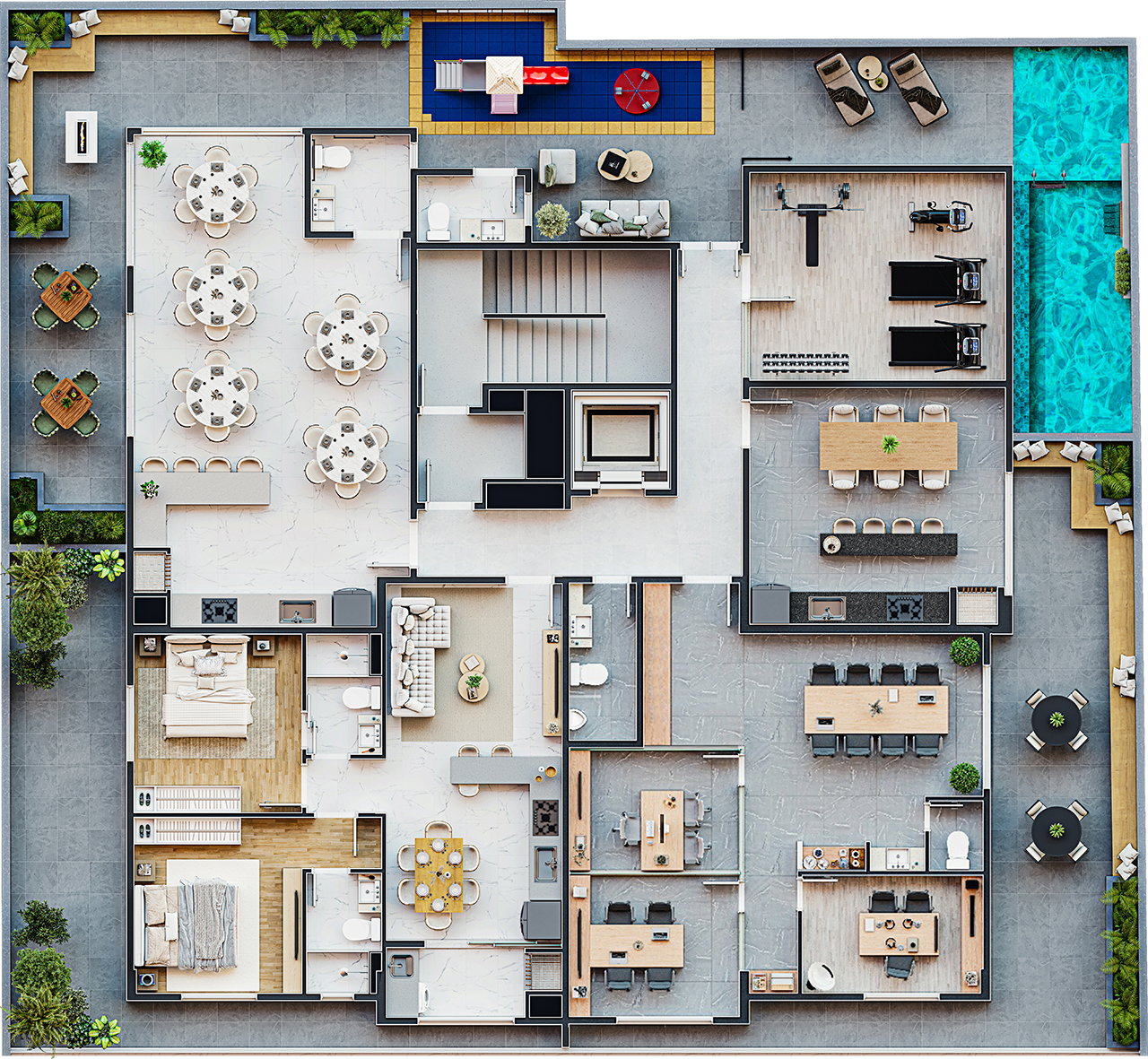 Topazio Residence - Planta 4