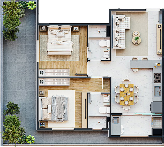Topazio Residence - Planta 9