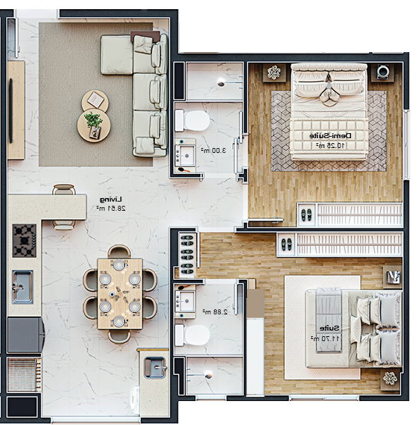 Topazio Residence - Planta 8