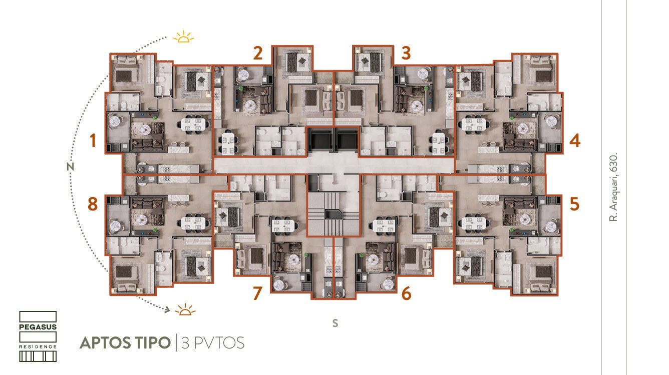Pegasus Residence - Planta 2