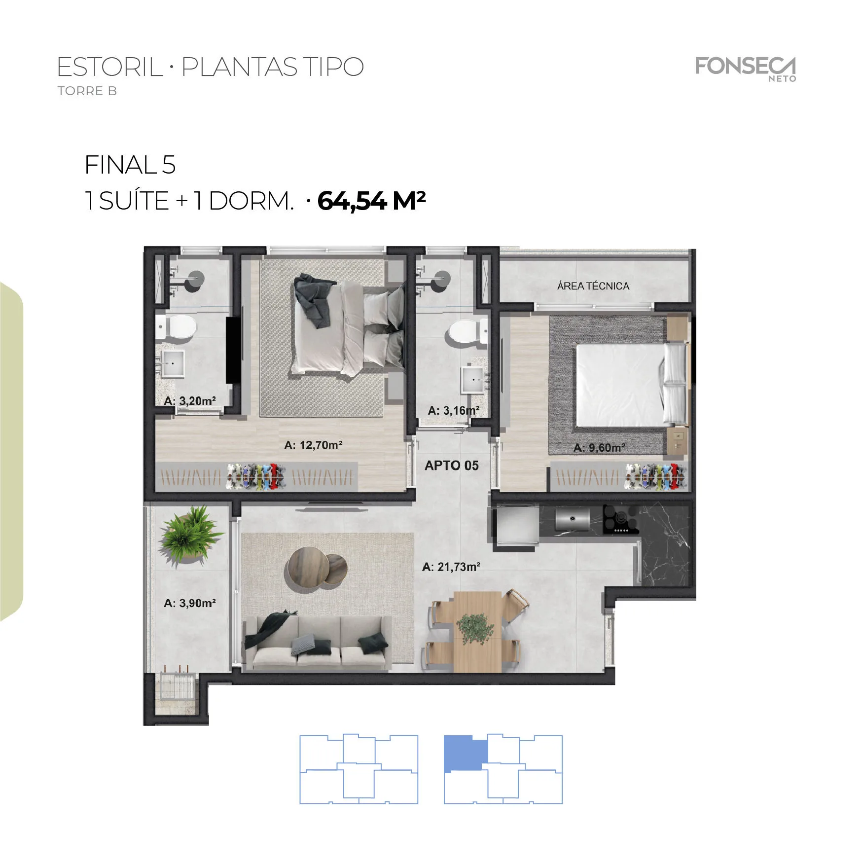 Residencial Estoril - Planta 16