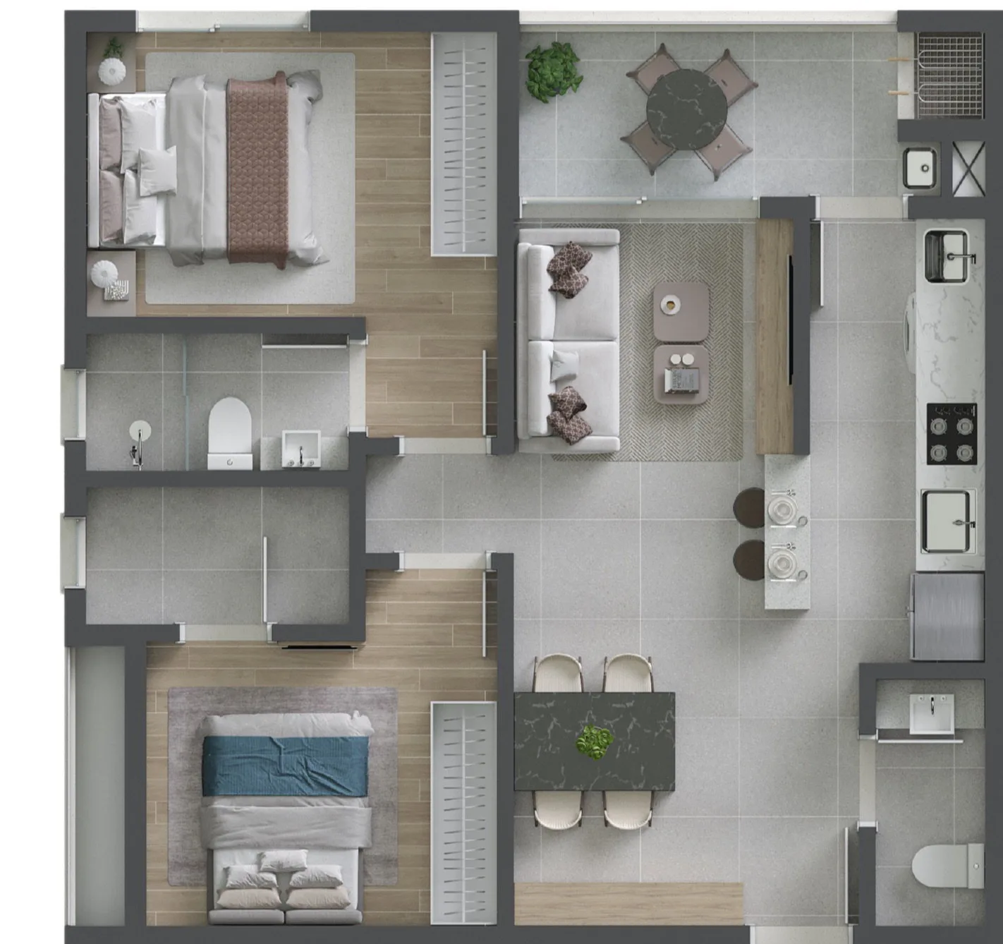 Fikus Residence - Planta 3