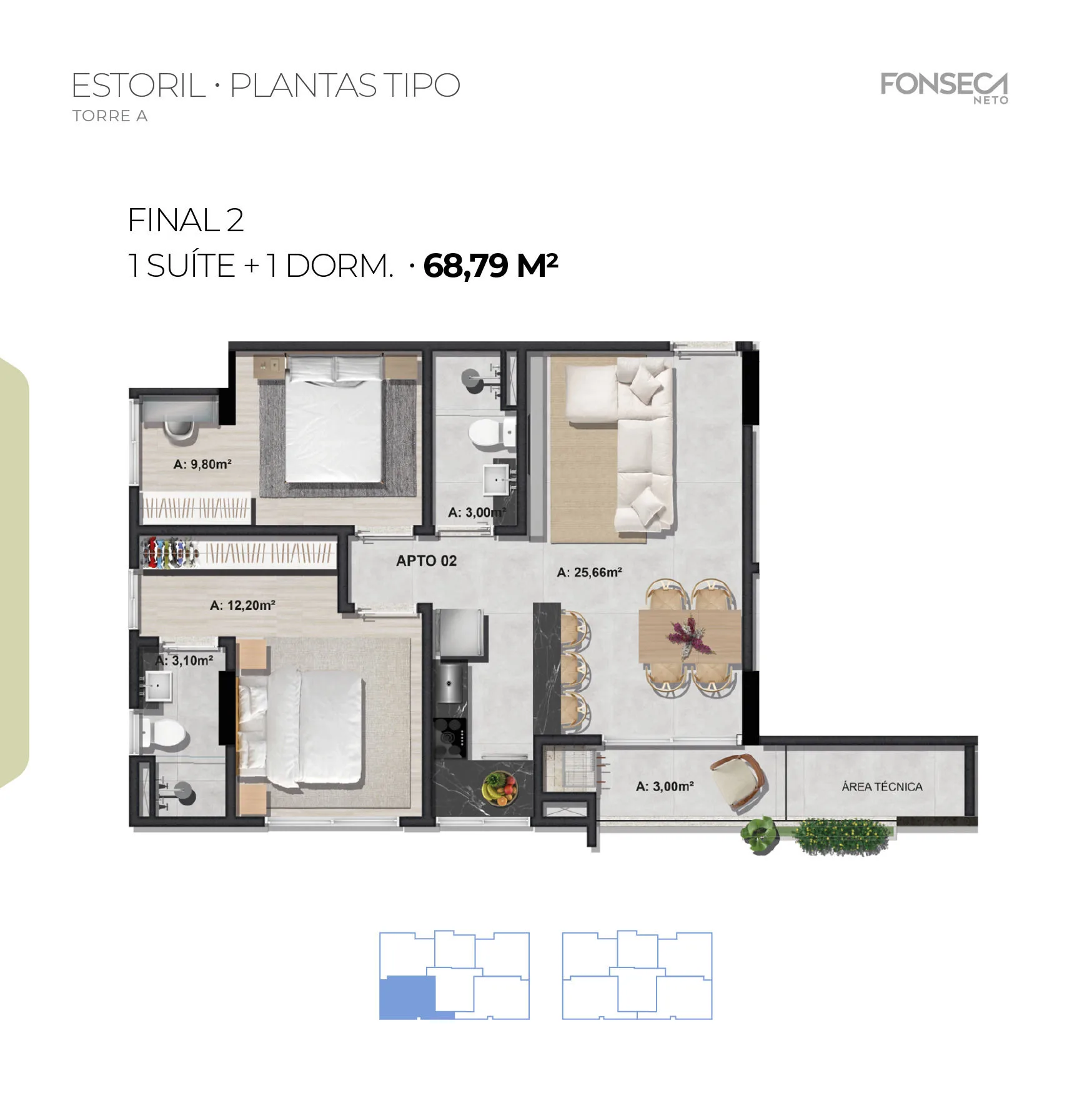 Residencial Estoril - Planta 8