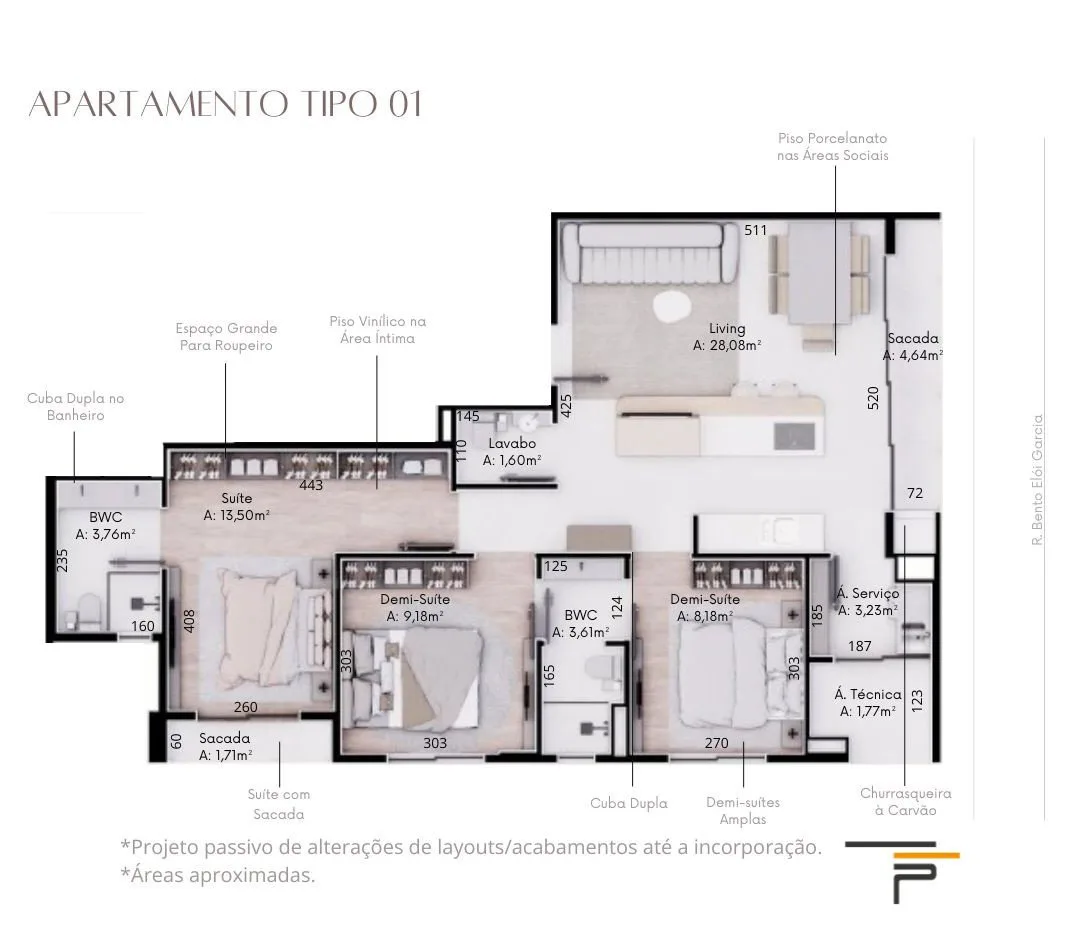 Solaz Residence Pré-lançamento - Planta 3