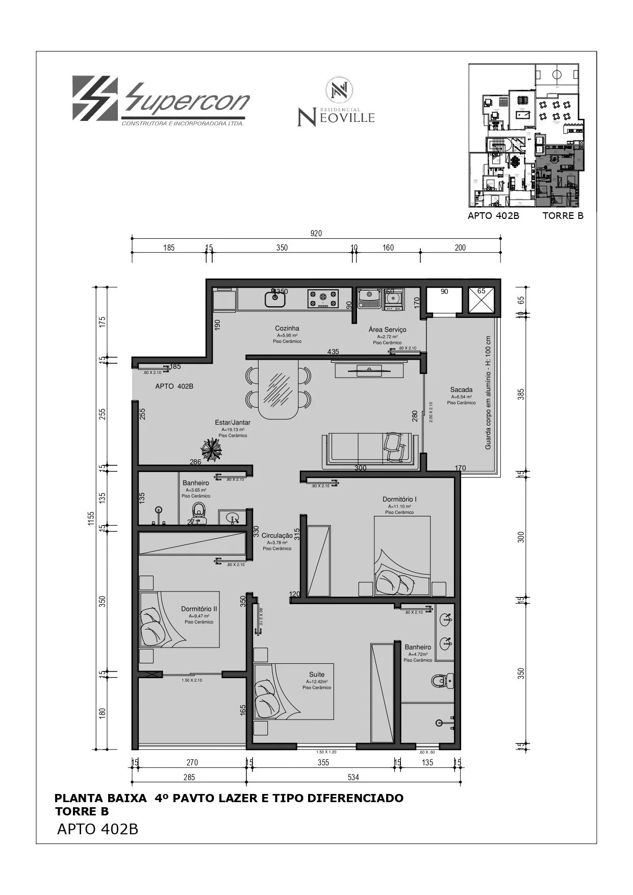 Residencial Neoville - Planta 6