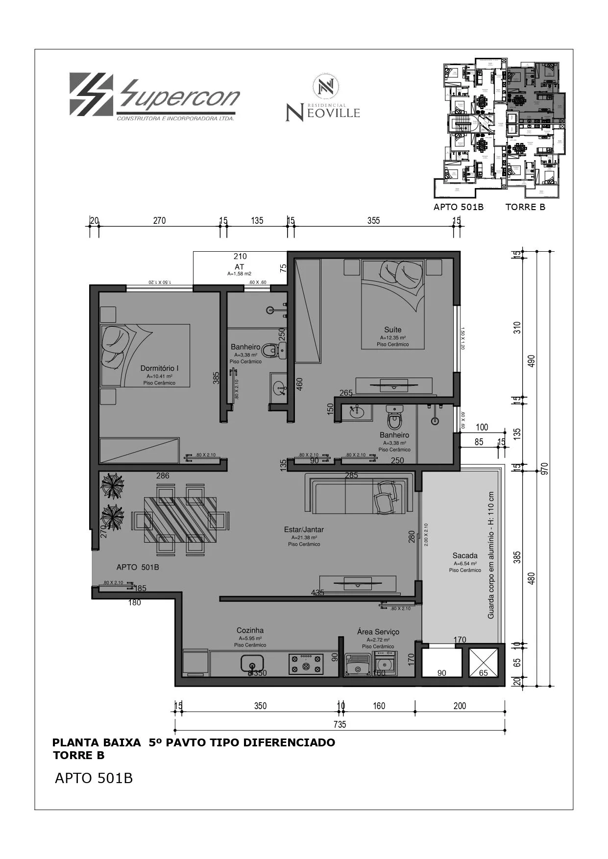 Residencial Neoville - Planta 4