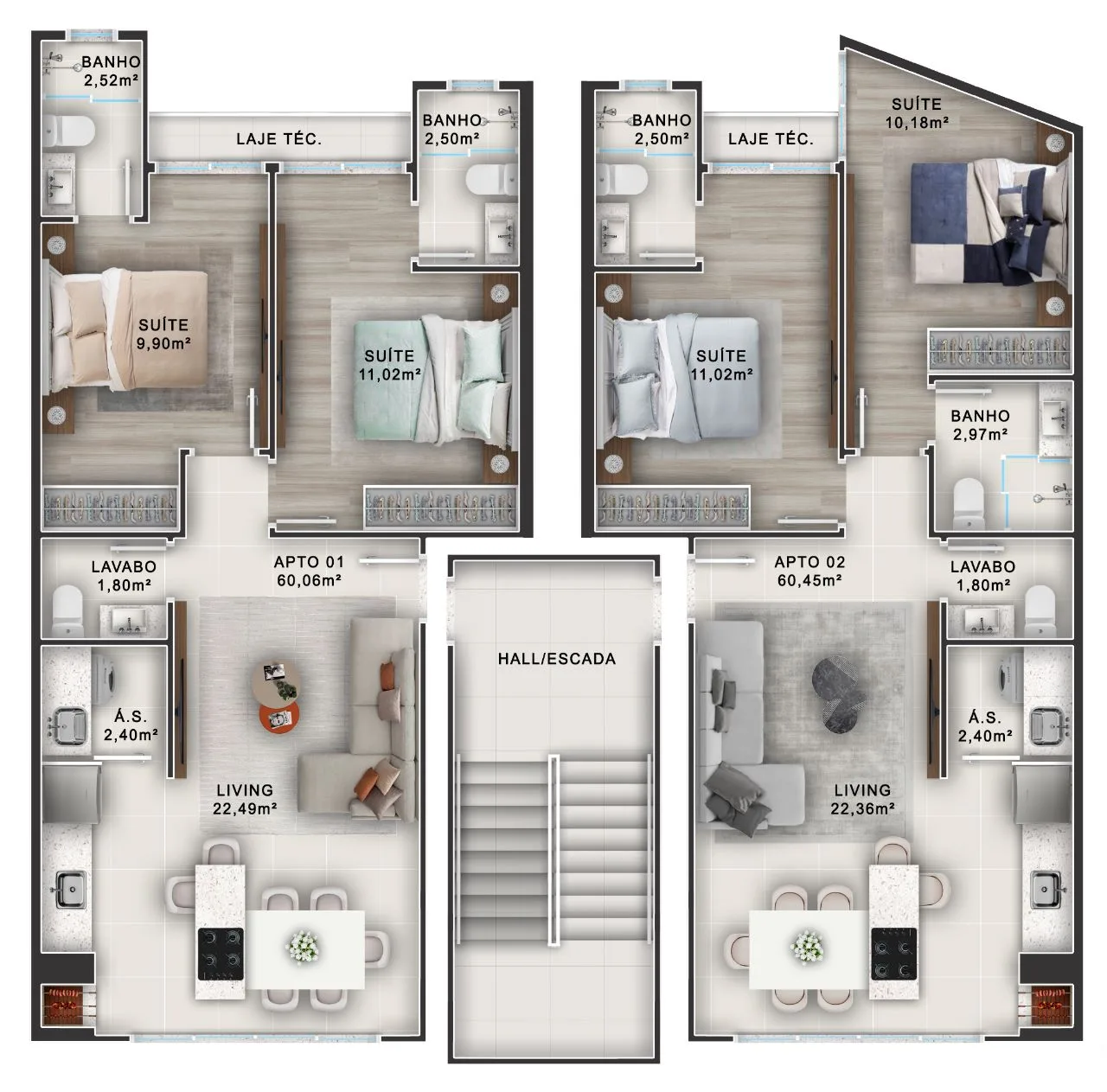 Line Residence - Planta 3