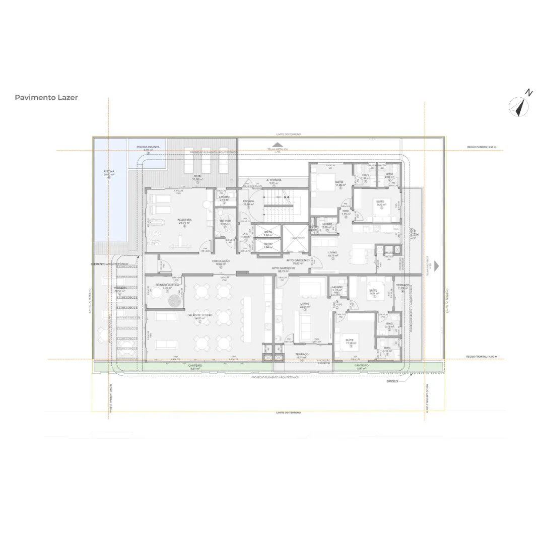 Residencial Império dos Coqueiros - Planta 1