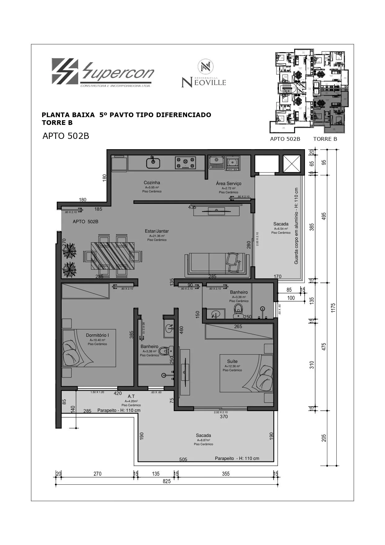 Residencial Neoville - Planta 8