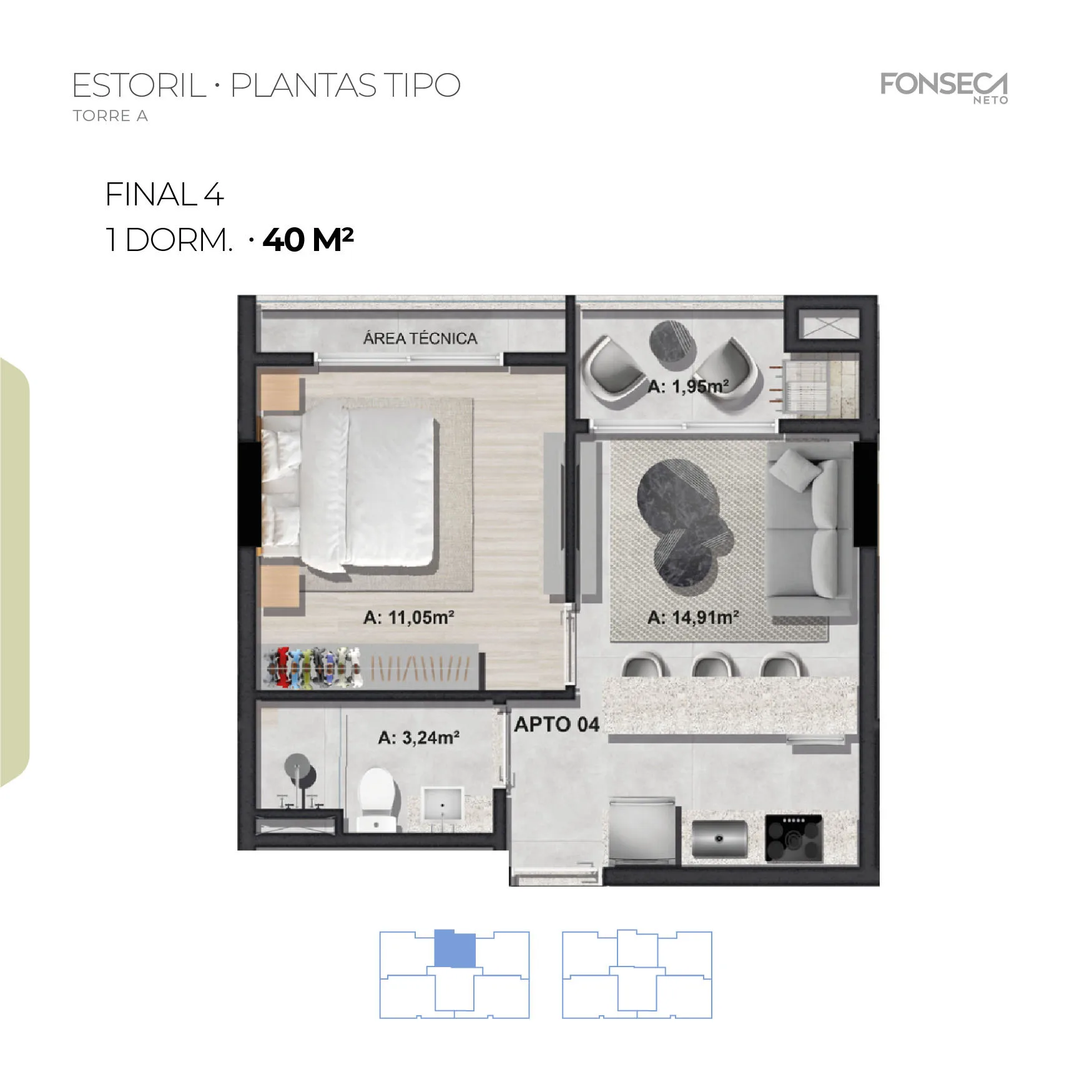 Residencial Estoril - Planta 10