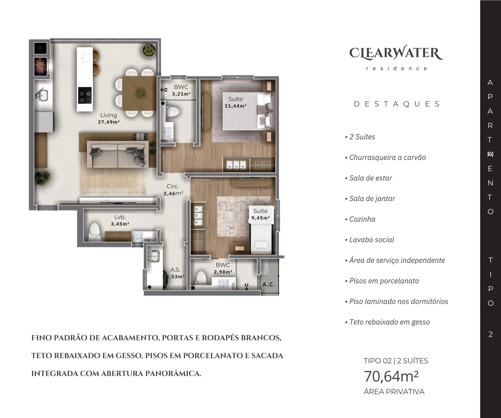 Clearwater Residence EAW Empreendimentos - Planta 4