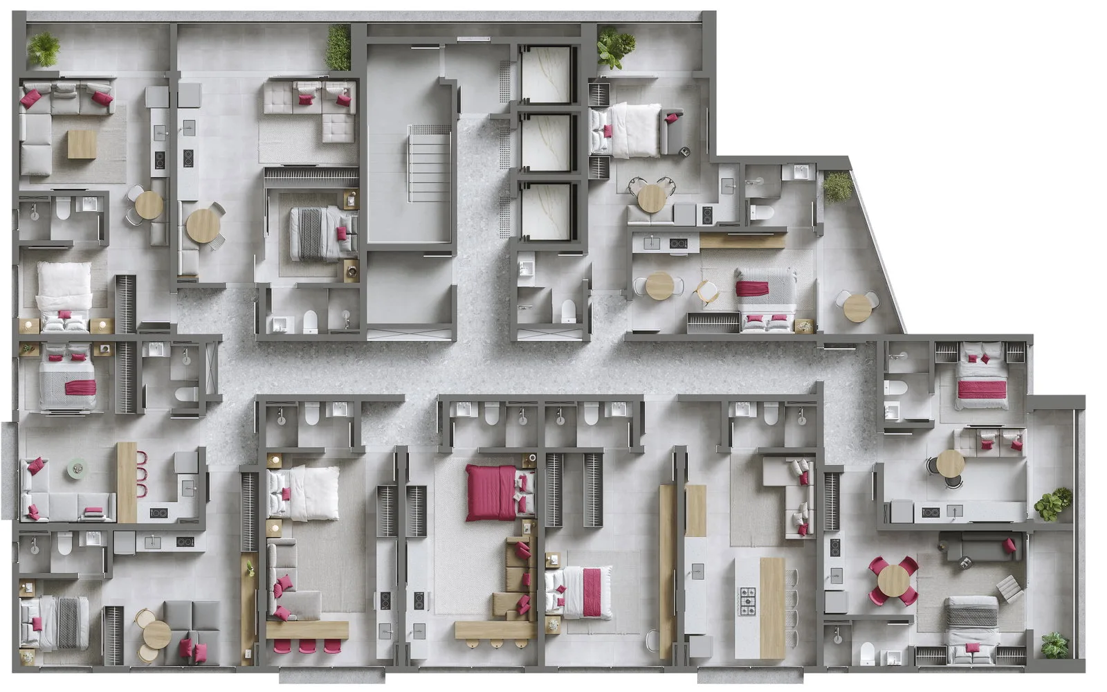 TRS Amaro STUDIOS DUPLOS INDEPENDENTES - Planta 1