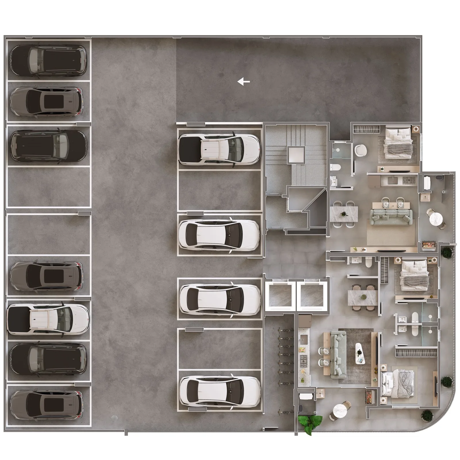 Smart Tower Residencial - Planta 3