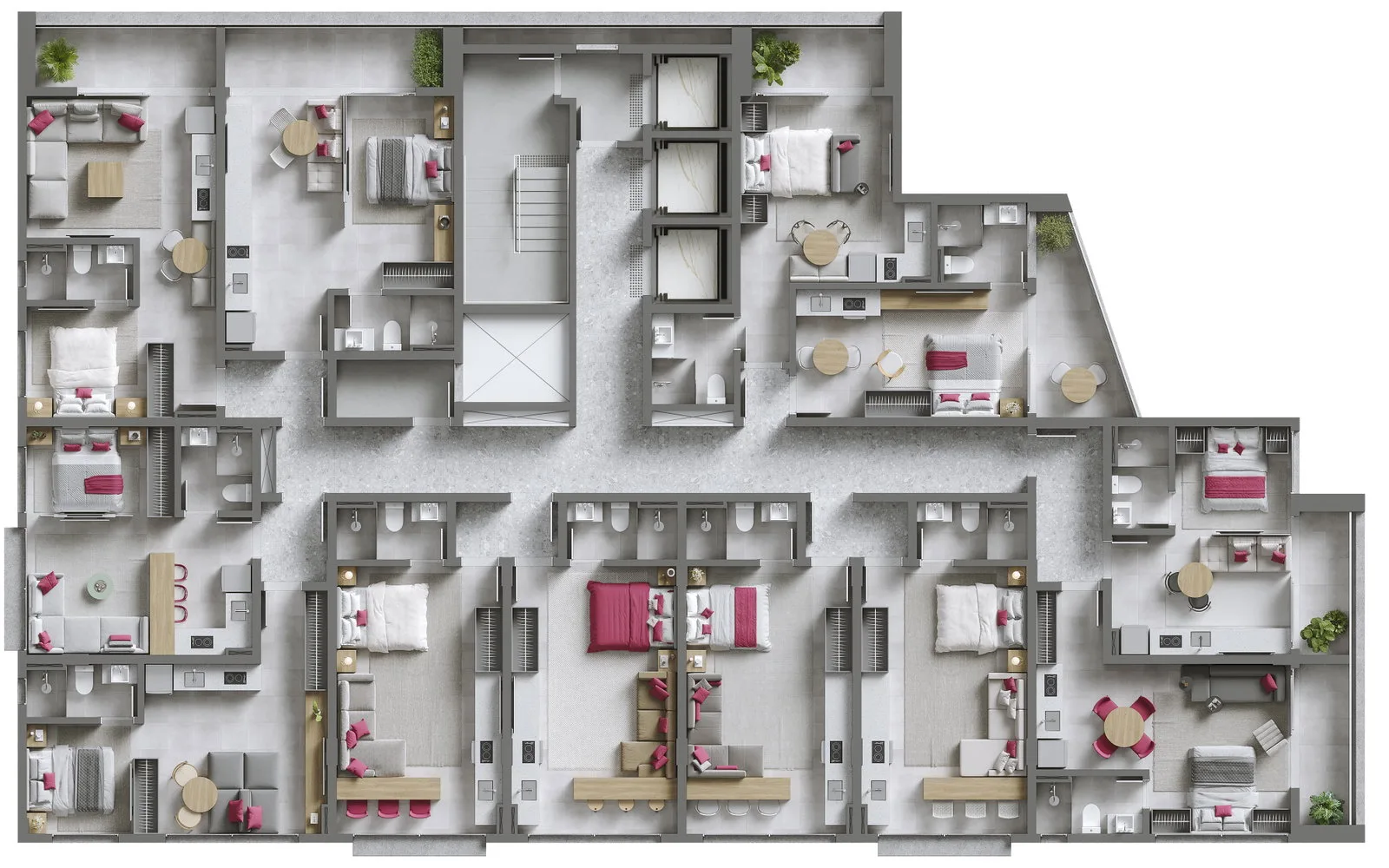 TRS Amaro STUDIOS DUPLOS INDEPENDENTES - Planta 7
