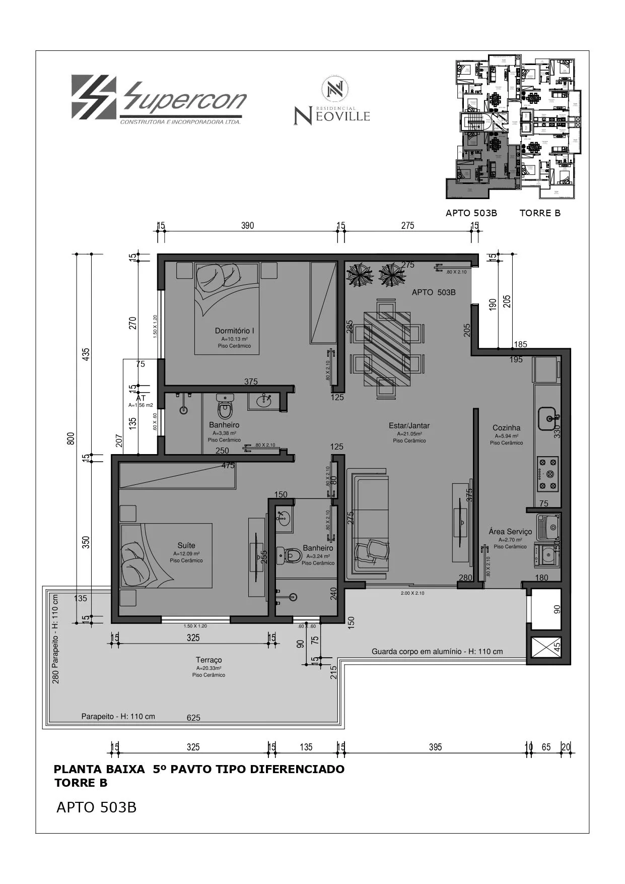 Residencial Neoville - Planta 7