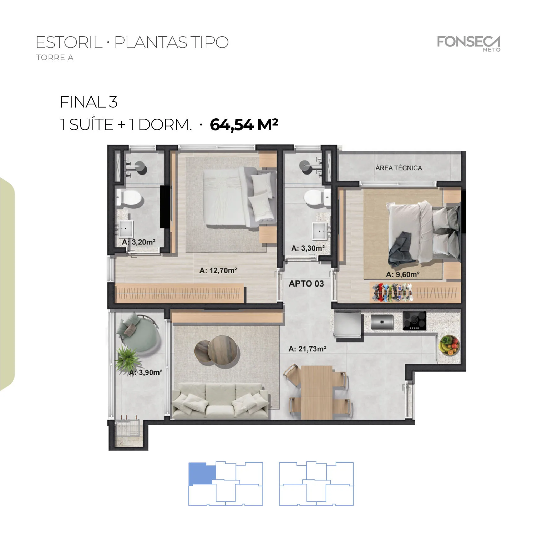 Residencial Estoril - Planta 9