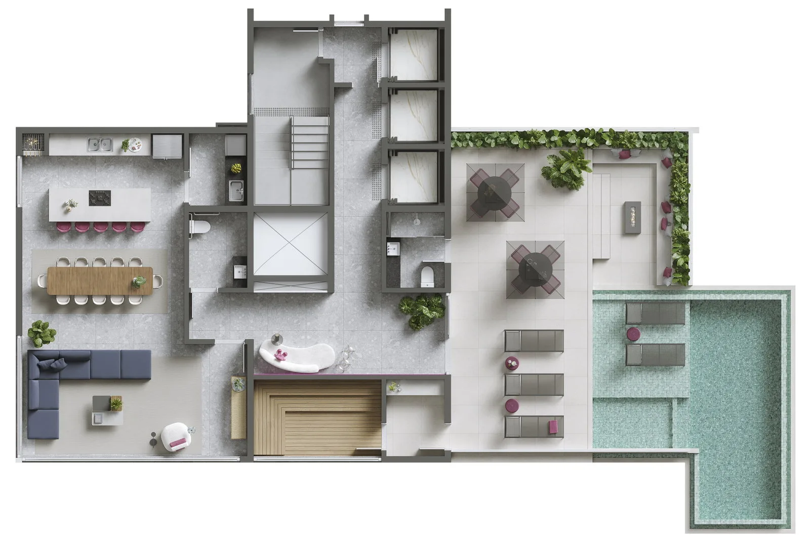 TRS Amaro STUDIOS DUPLOS INDEPENDENTES - Planta 4