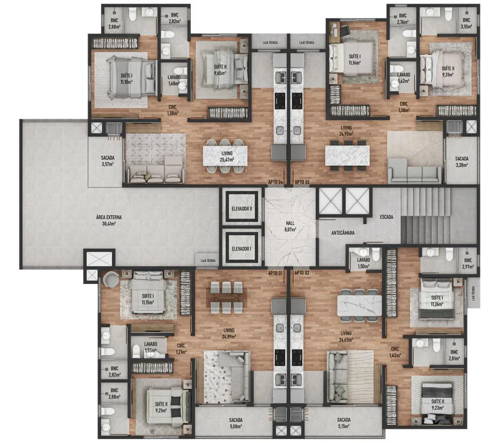 Johann Bach Residence - Planta 2