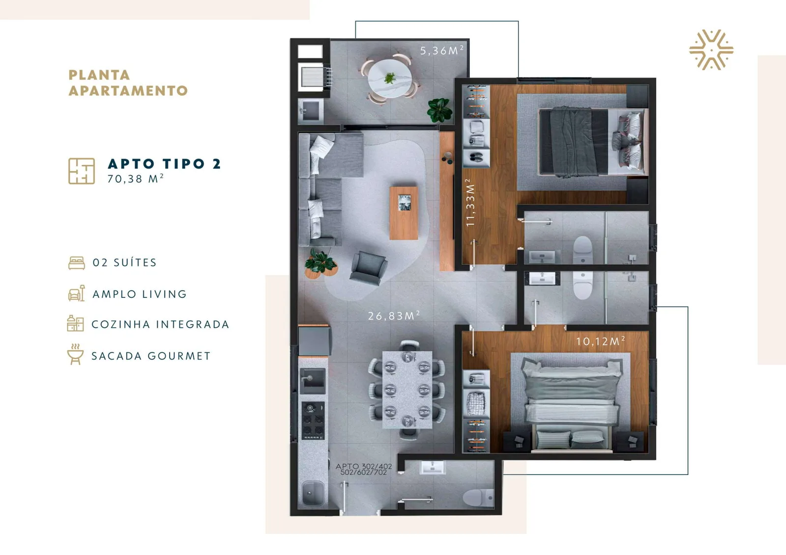 Allure Residence - Planta 3