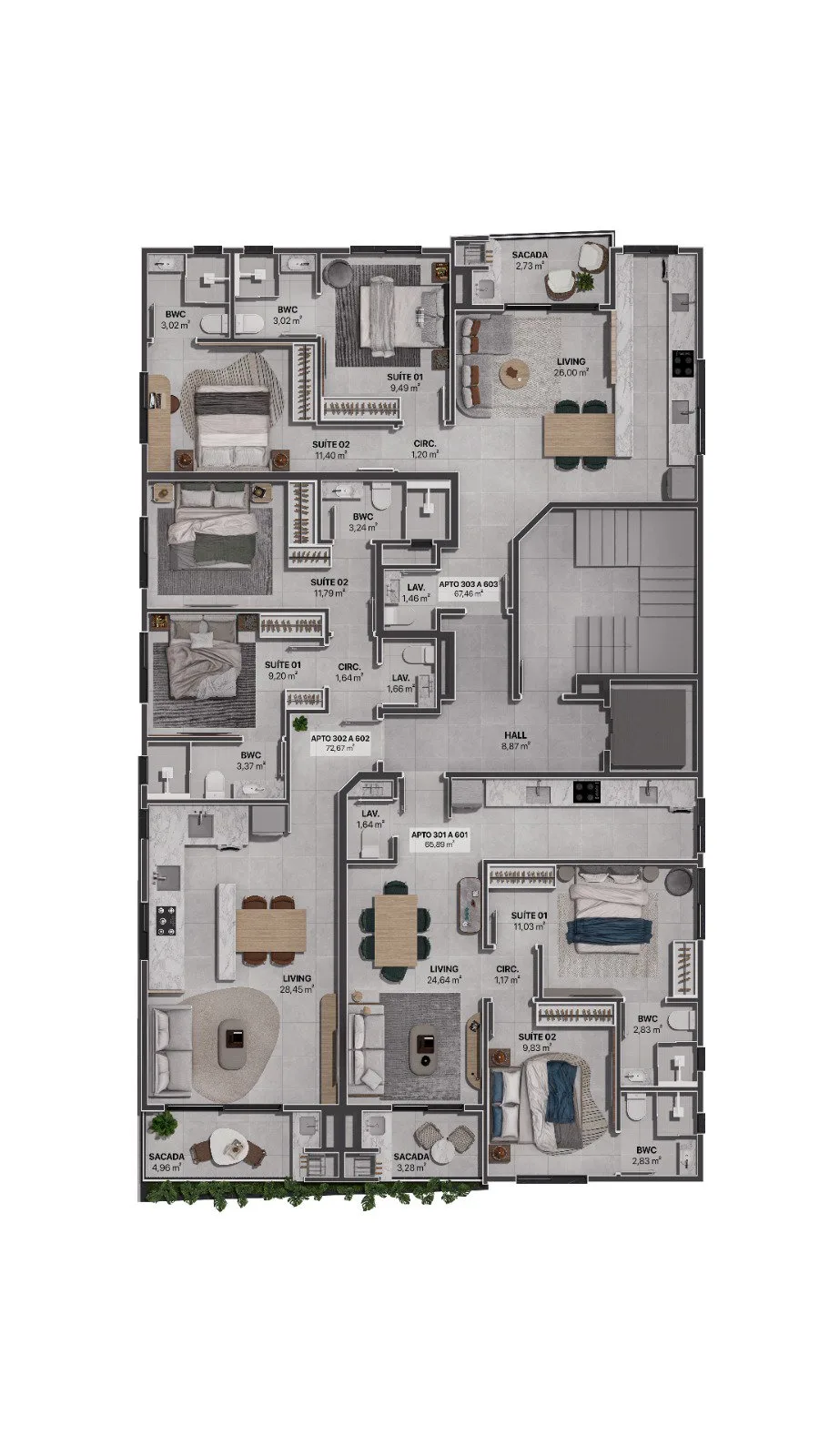 Elysium Residence - Planta 3