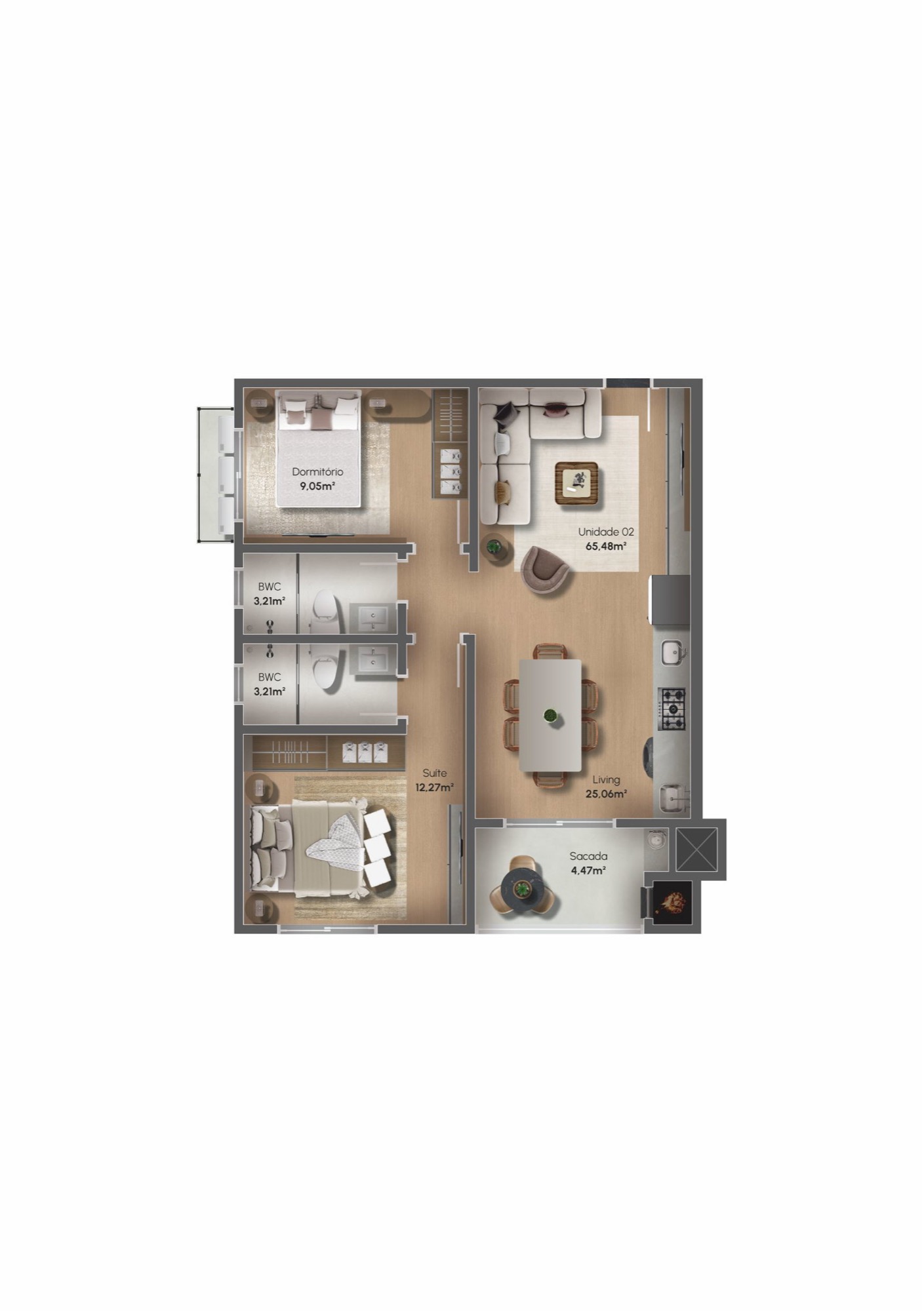 Planta — Haedd Home Residence — Camboriú SC