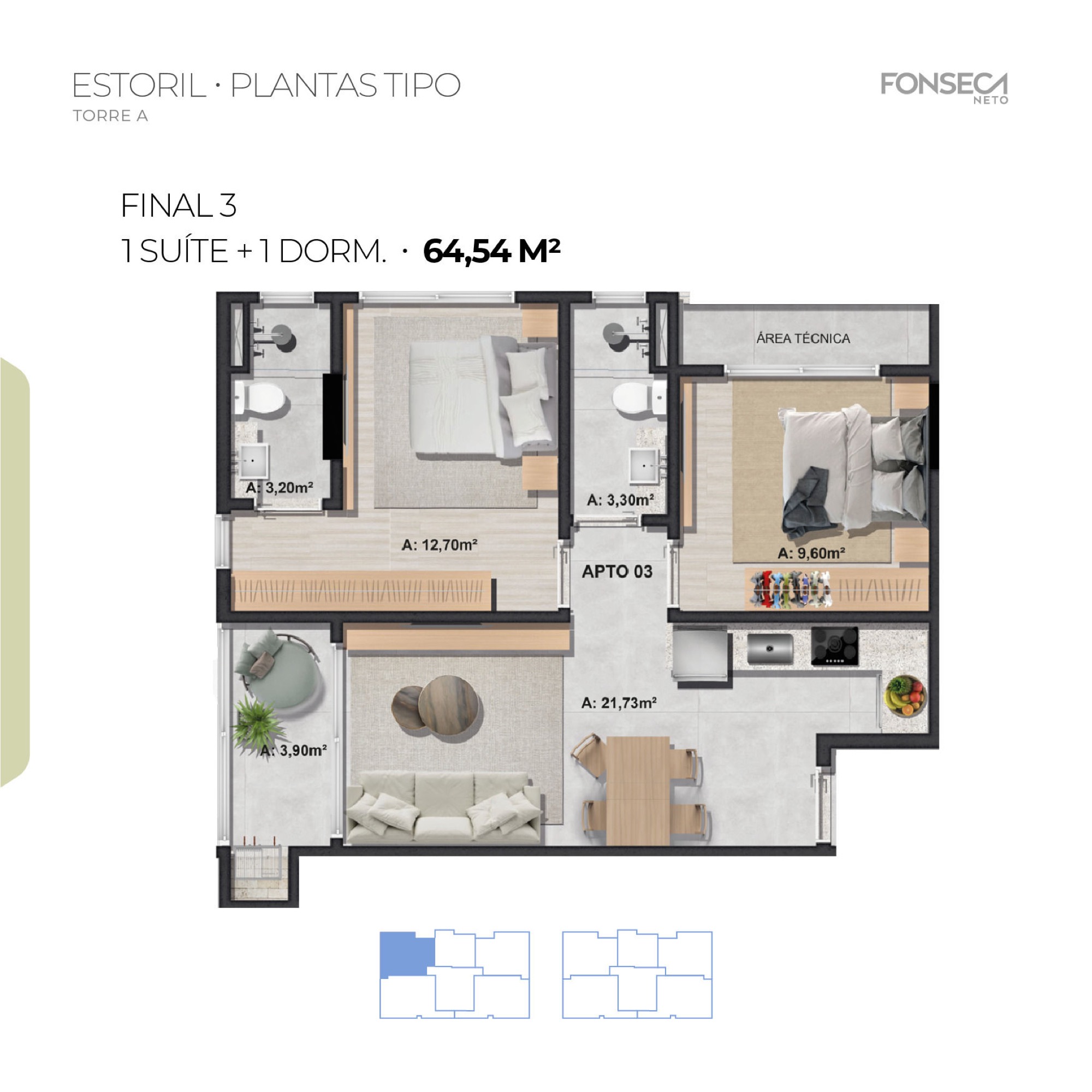 Planta — Residencial Estoril — Camboriú SC