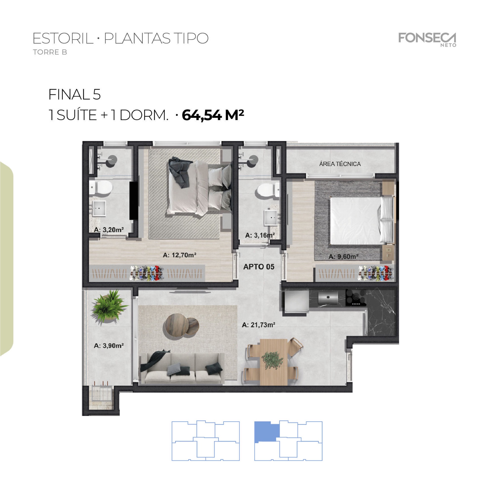 Planta — Residencial Estoril — Camboriú SC