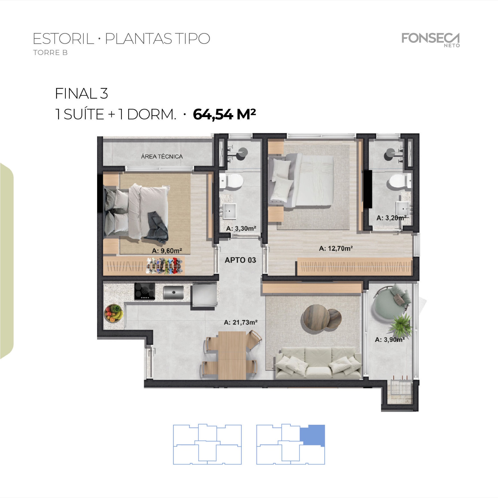 Planta — Residencial Estoril — Camboriú SC