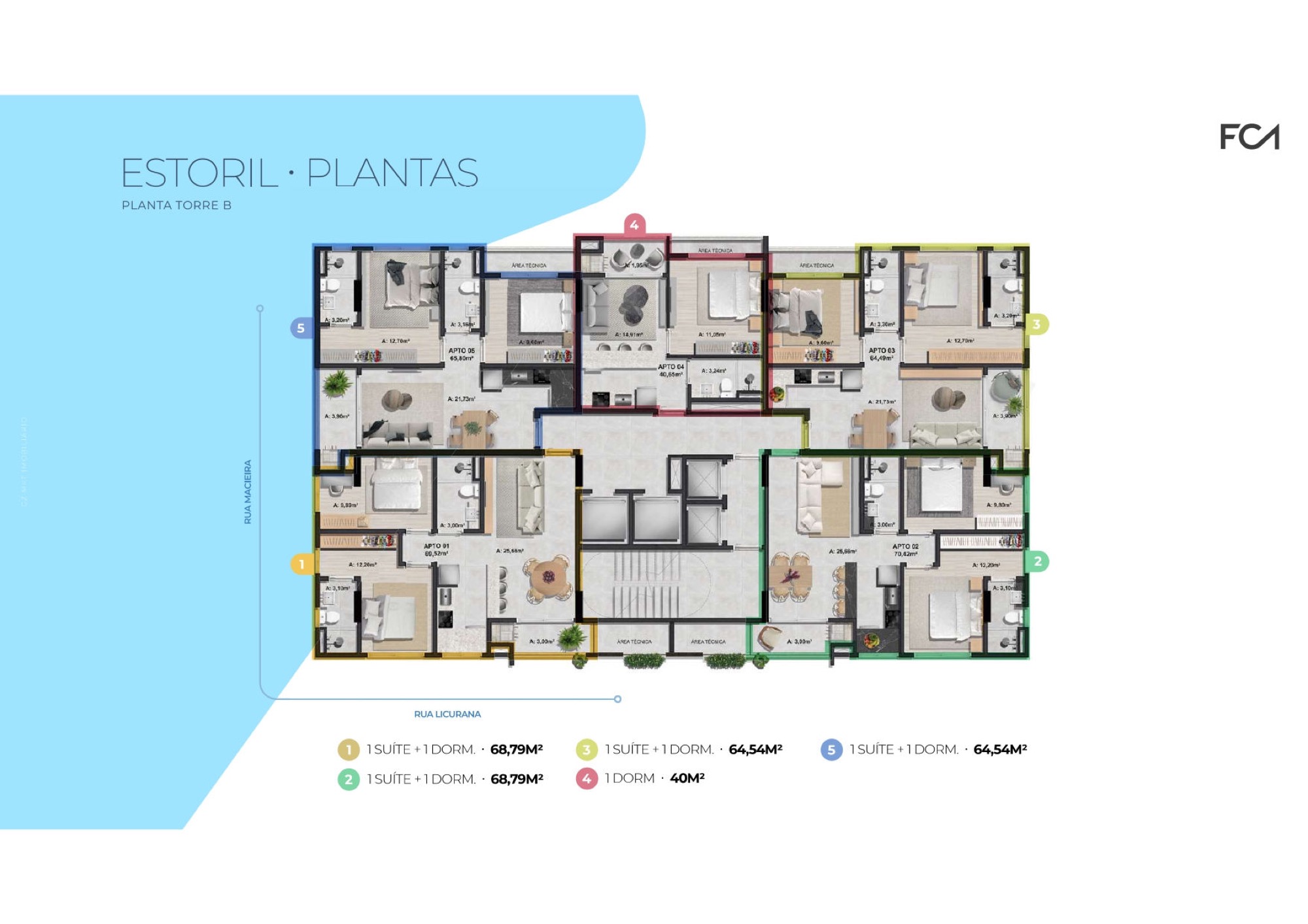 Planta — Residencial Estoril — Camboriú SC