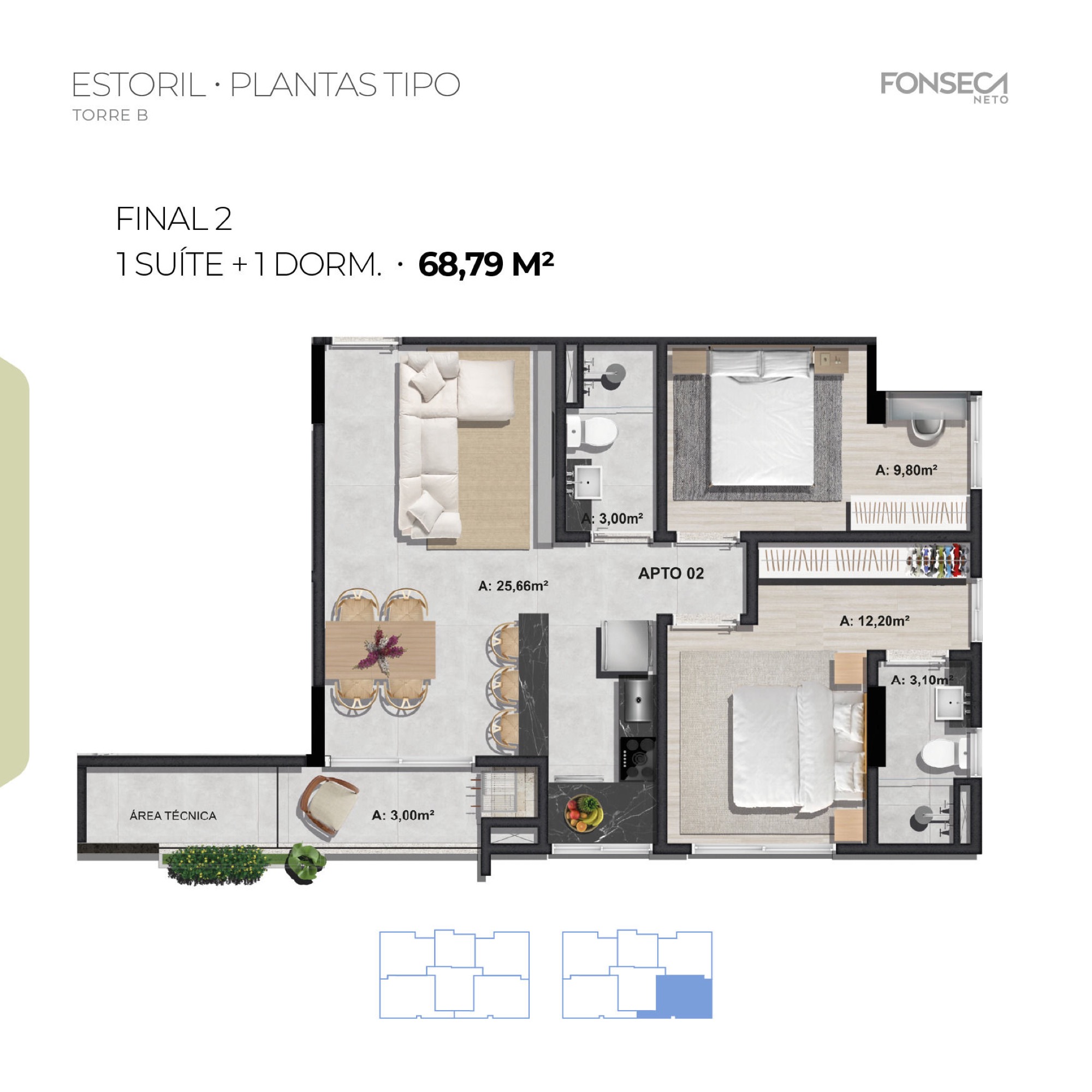Planta — Residencial Estoril — Camboriú SC
