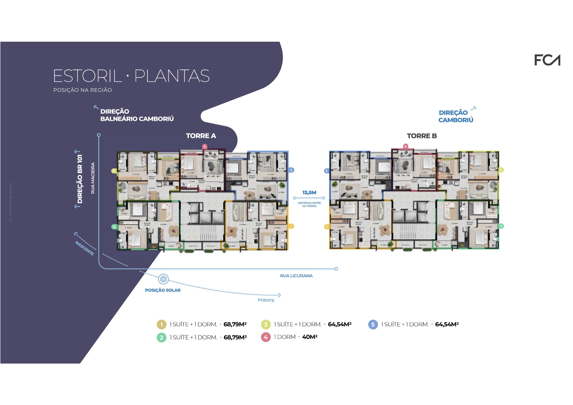 Planta — Residencial Estoril — Camboriú SC