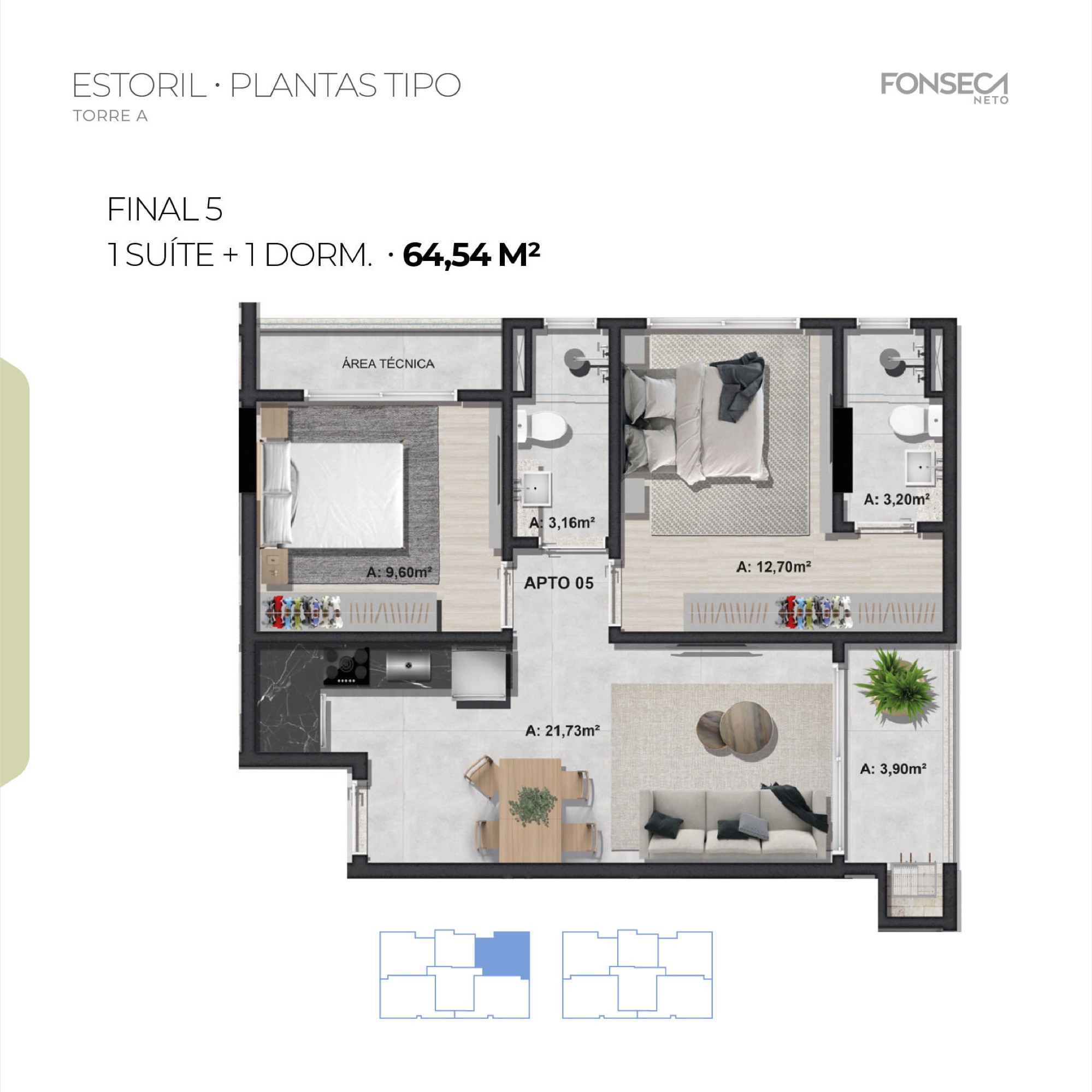Planta — Residencial Estoril — Camboriú SC