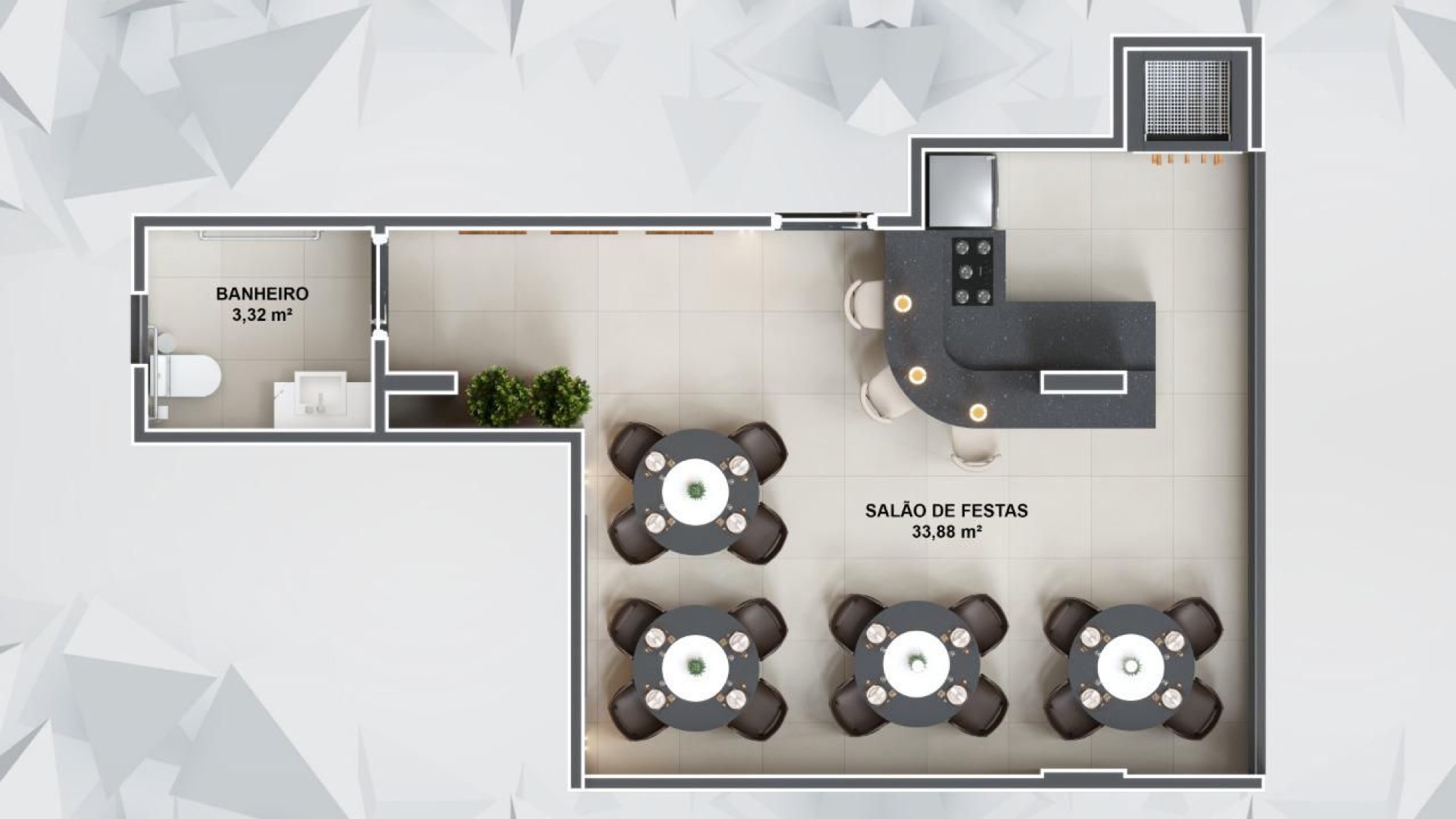 Planta — West Coast Residence — Camboriú SC