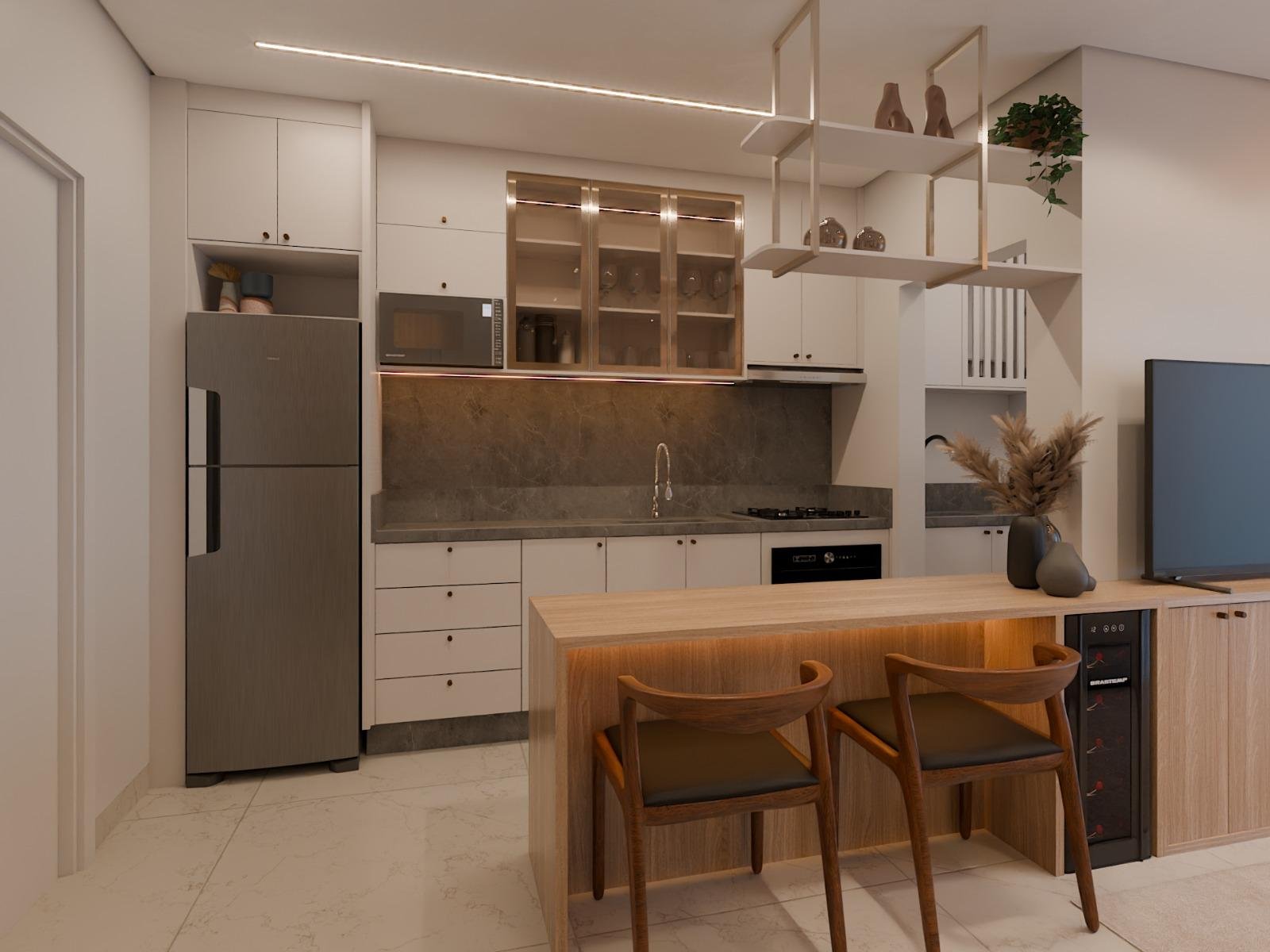Quest Residence: apartamento decorado com 2 suítes e 2 vagas no Perequê — foto 2