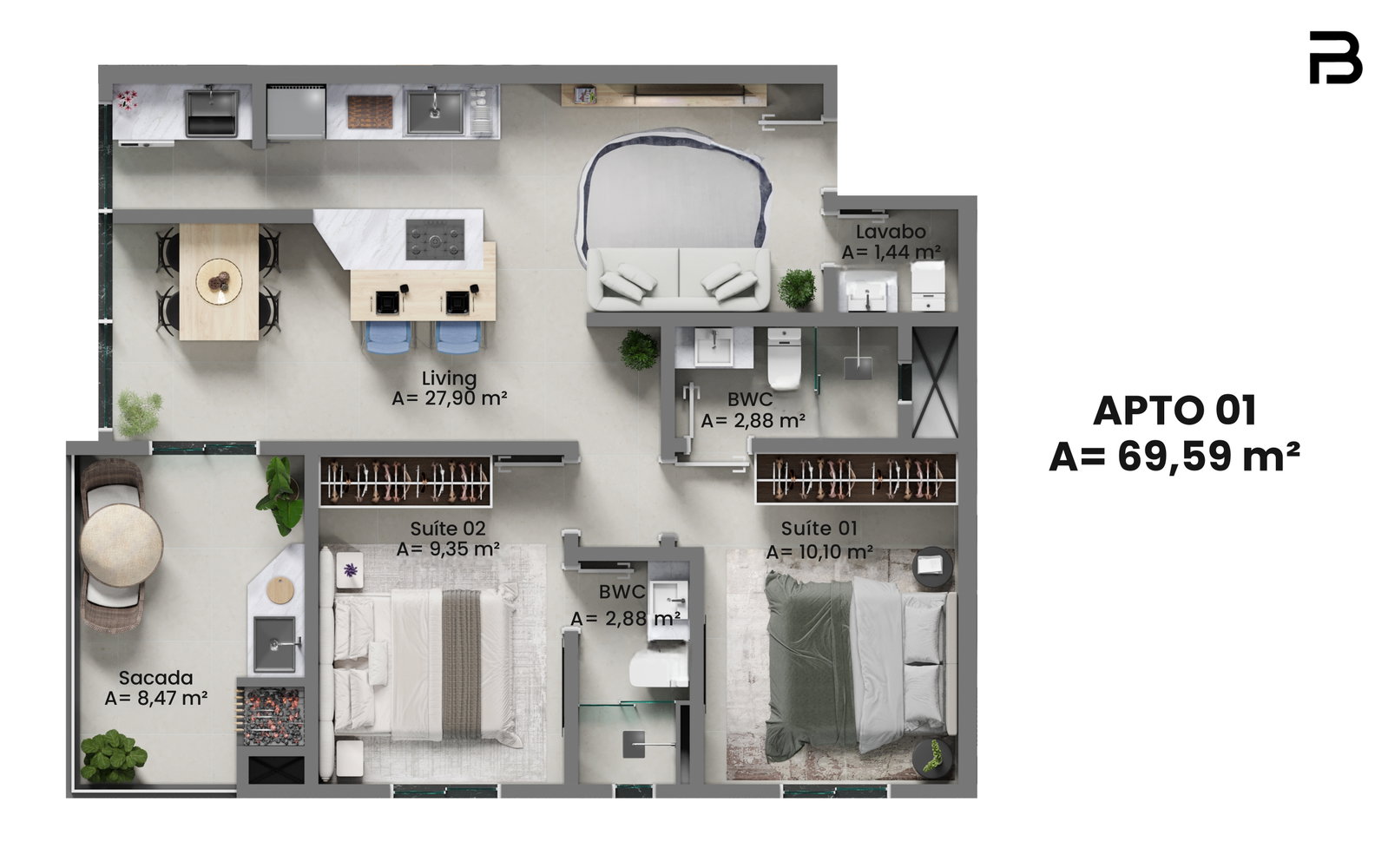 434 Street — Plantas 1