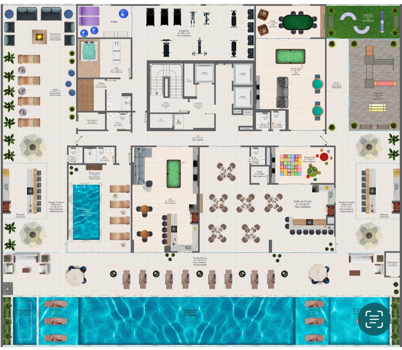 Atlan Tower — Plantas 2