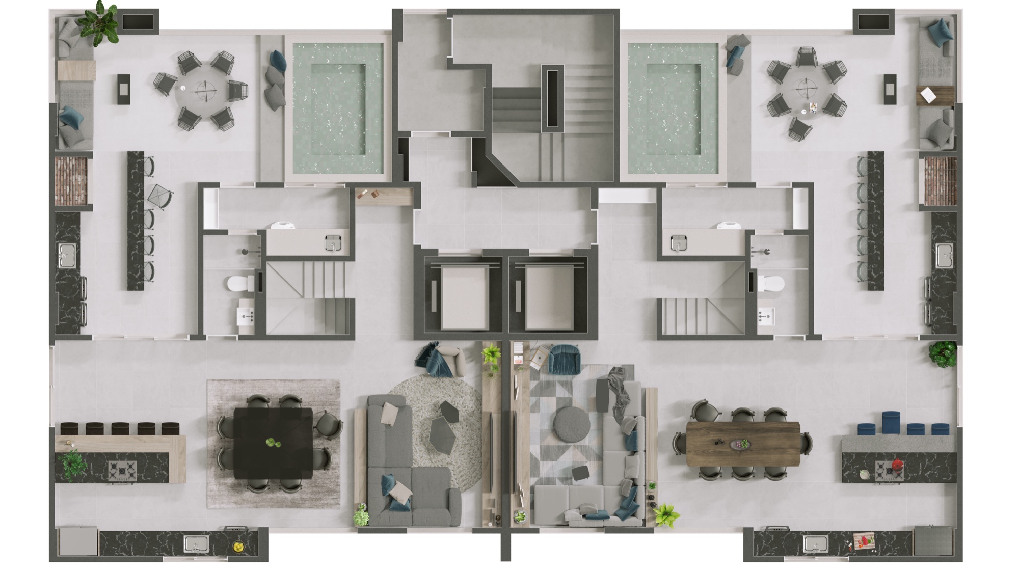 Barra Residence — Plantas 3