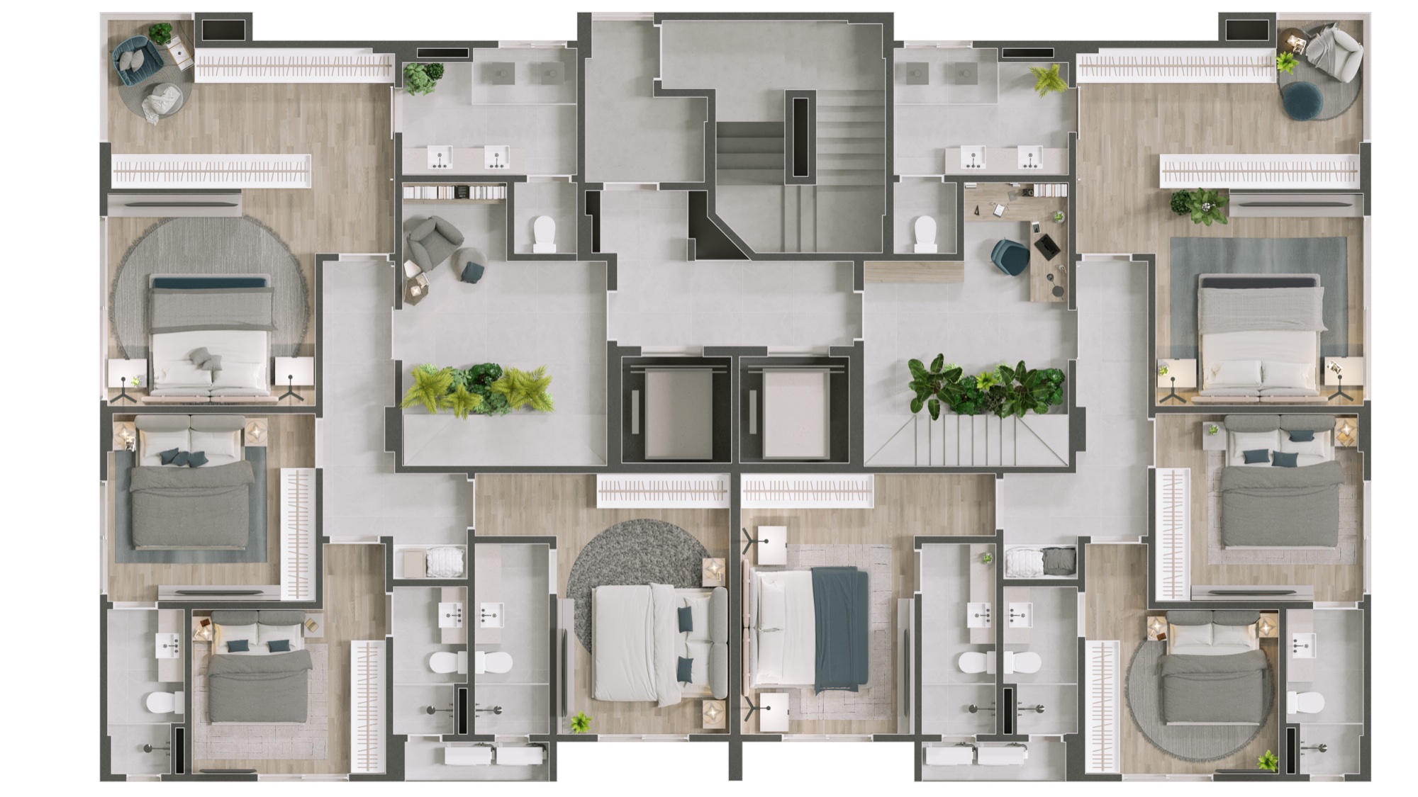 Barra Residence — Plantas 4