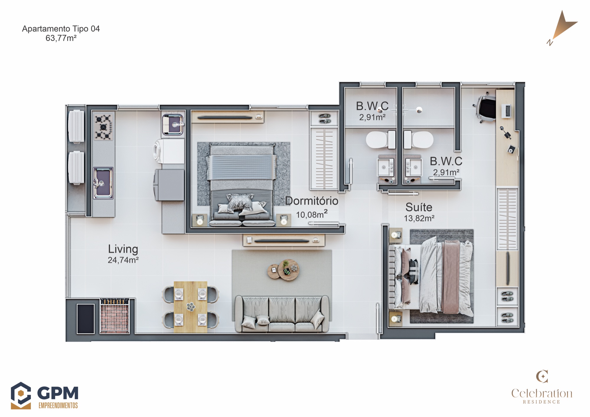Celebration Residence — Plantas 3