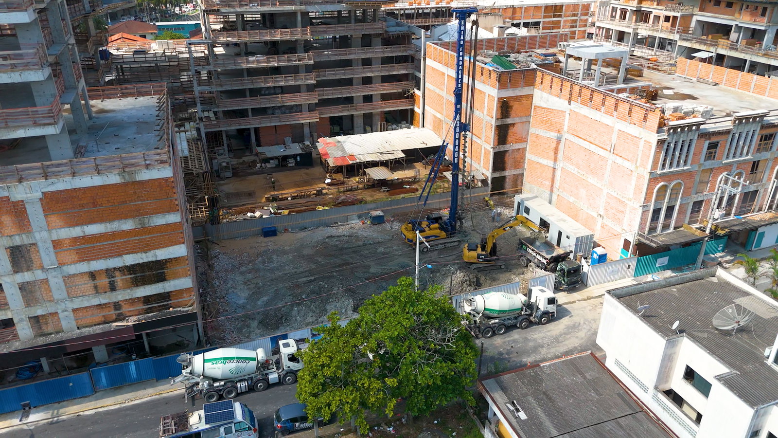 Domo 130 — Andamento da obra 2