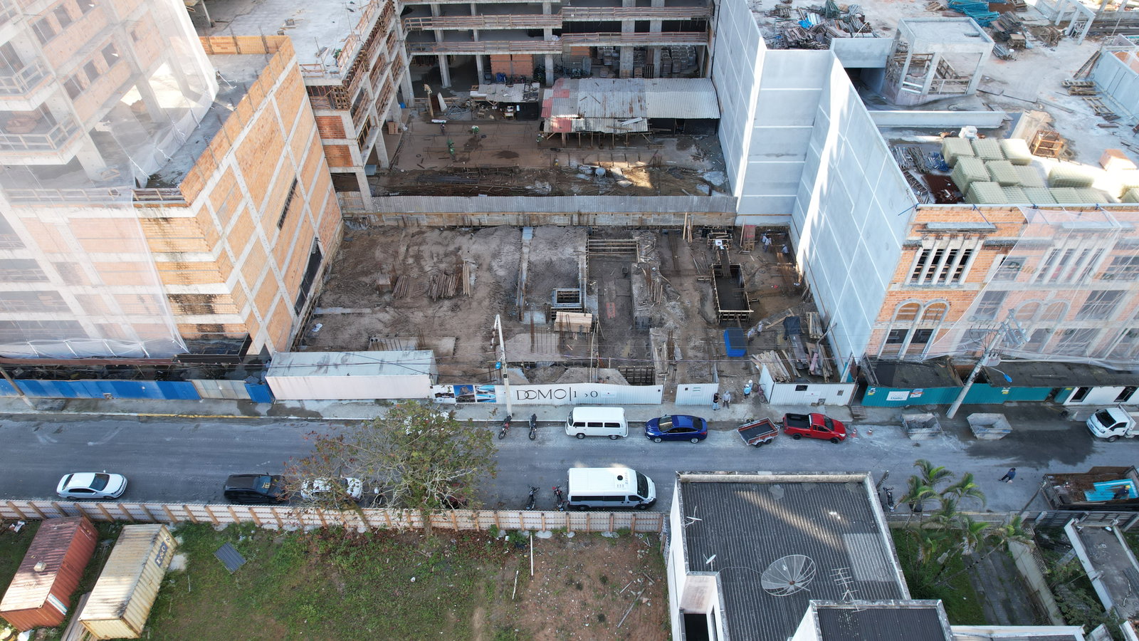Domo 130 — Andamento da obra 34