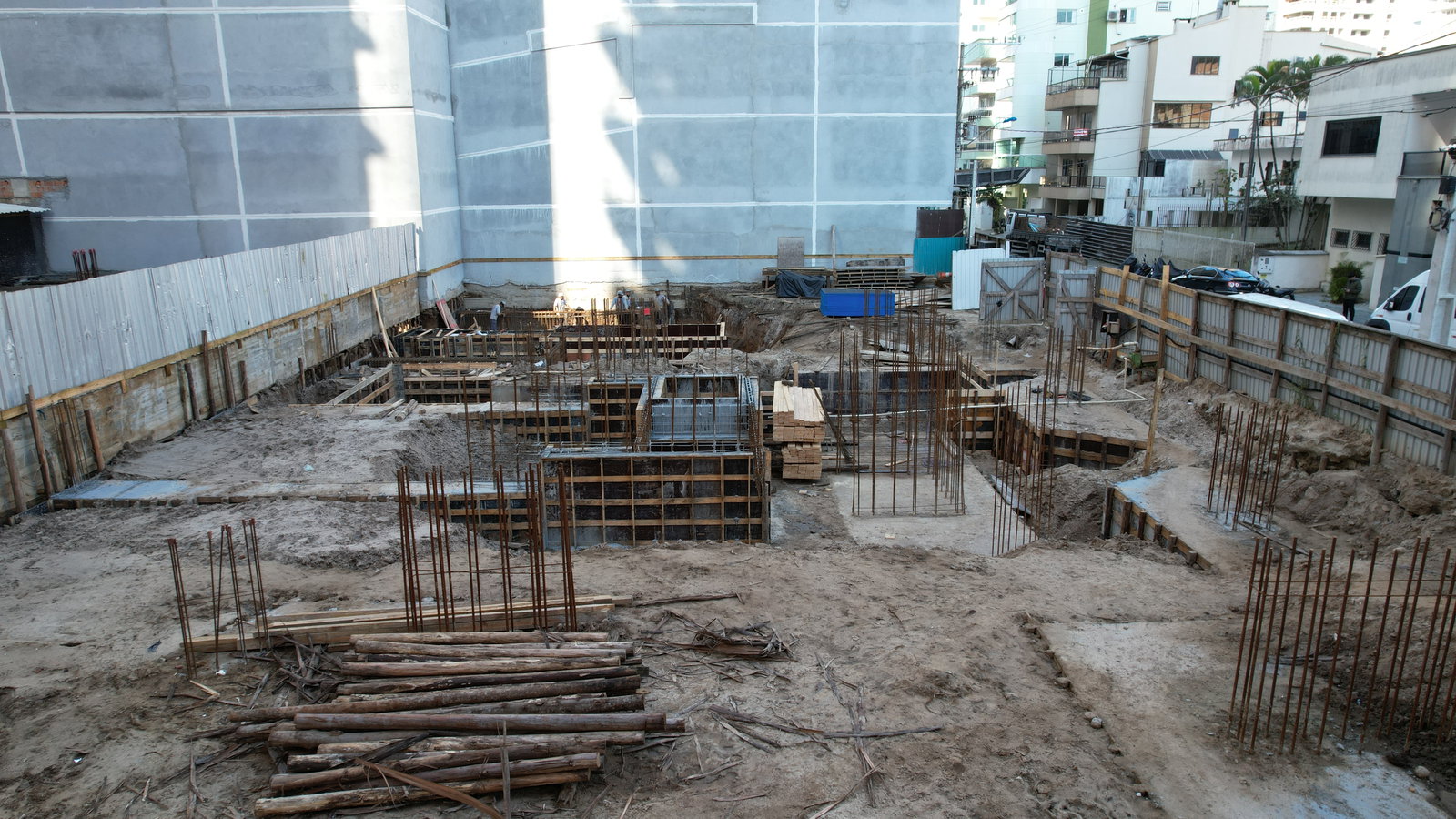 Domo 130 — Andamento da obra 35