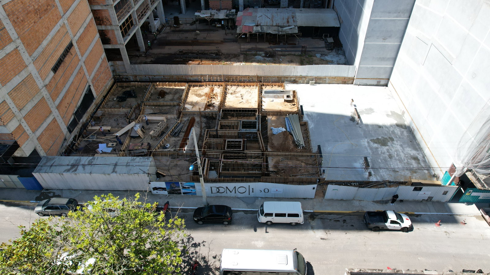 Domo 130 — Andamento da obra 47